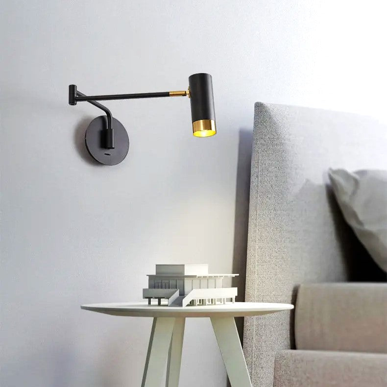 Aplica LED AVANI Reglabila Negru+auriu