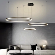 Lustra LED 104W WONDERLAND BROWN 3 Segmente Mobile Telecomanda - 40+60+80cm