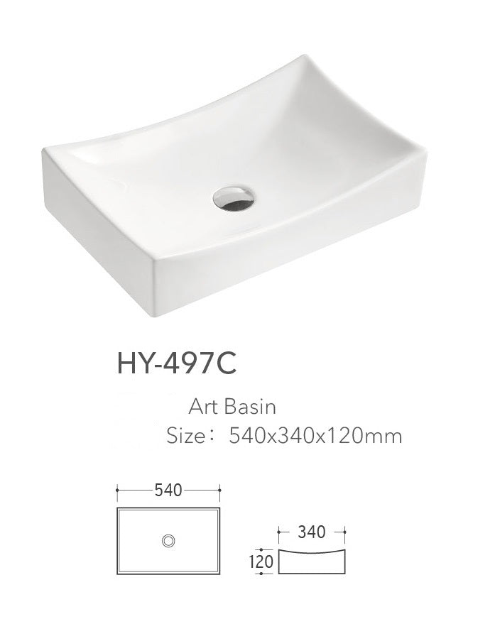 Lavoar Aplicat Modern Line 54X34CM HY-497C