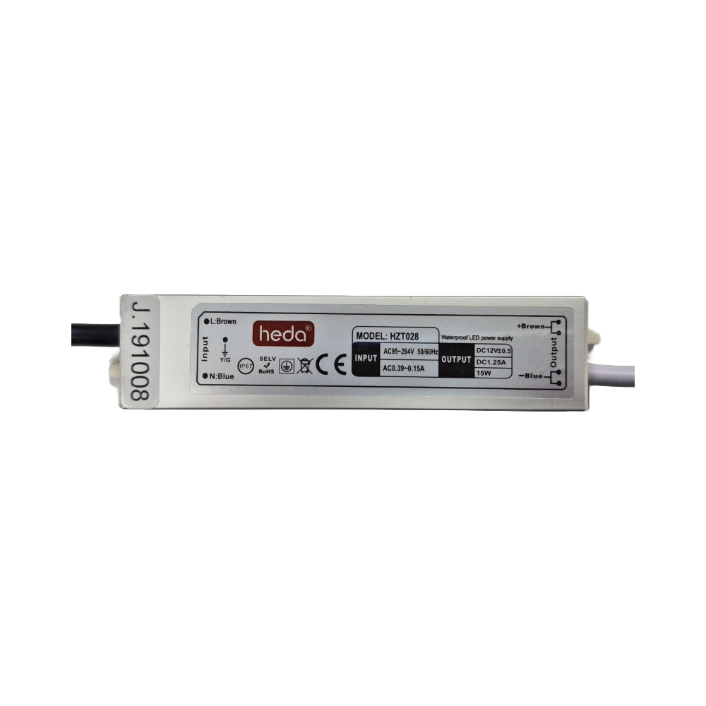 Sursa de Alimentare LED Impermeabila IP67 15W 12V