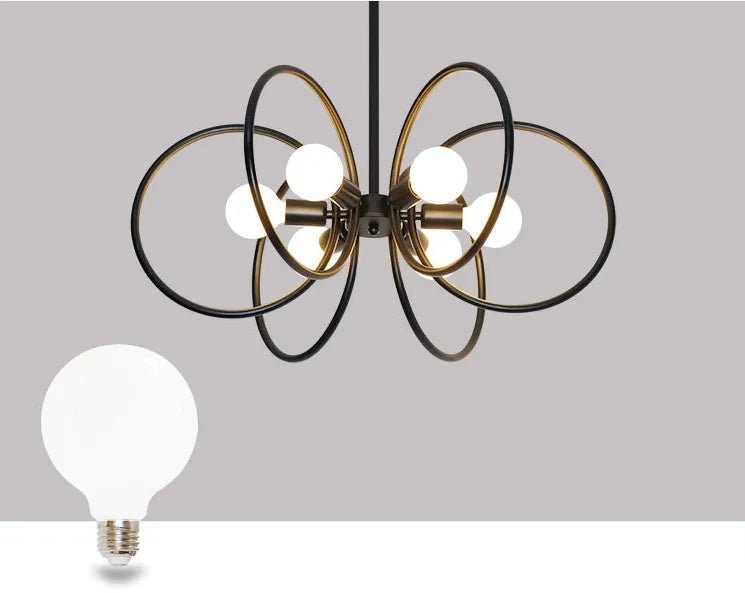 Lustra Vintage Black 6xE27 DN118-6