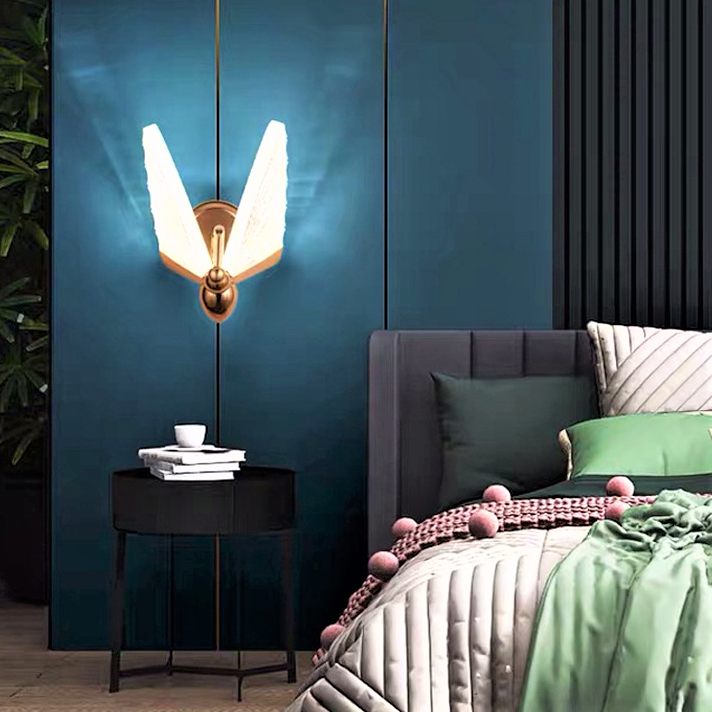 Aplica LED 12W Butterfly GOLD