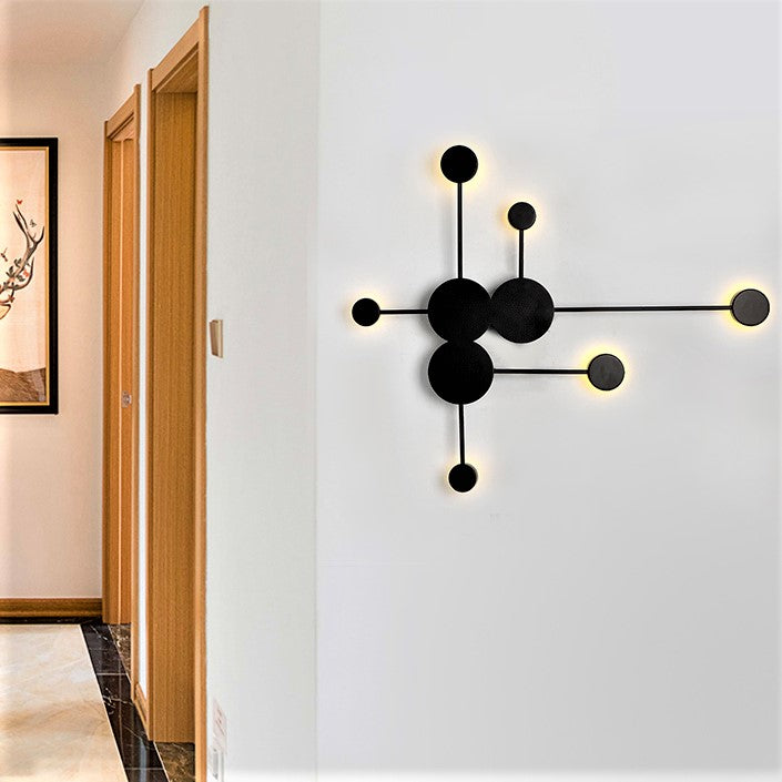 Aplica LED Modern Style-6 Negru Echivalent 200W