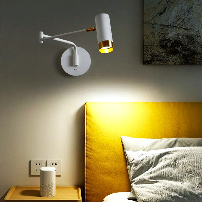 Aplica LED AVANI Reglabila Alb+auriu