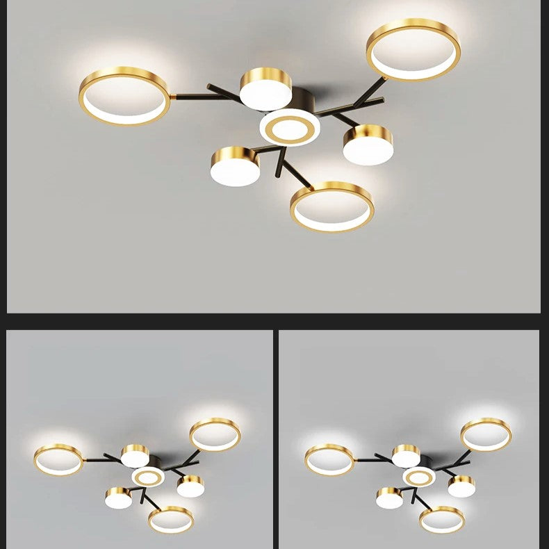 Lustra LED Nordic Style Echivalent 400W Telecomanda R9030-7