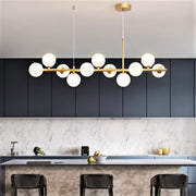 Lustra Abajur MAT GOLD Liniara 11xG9