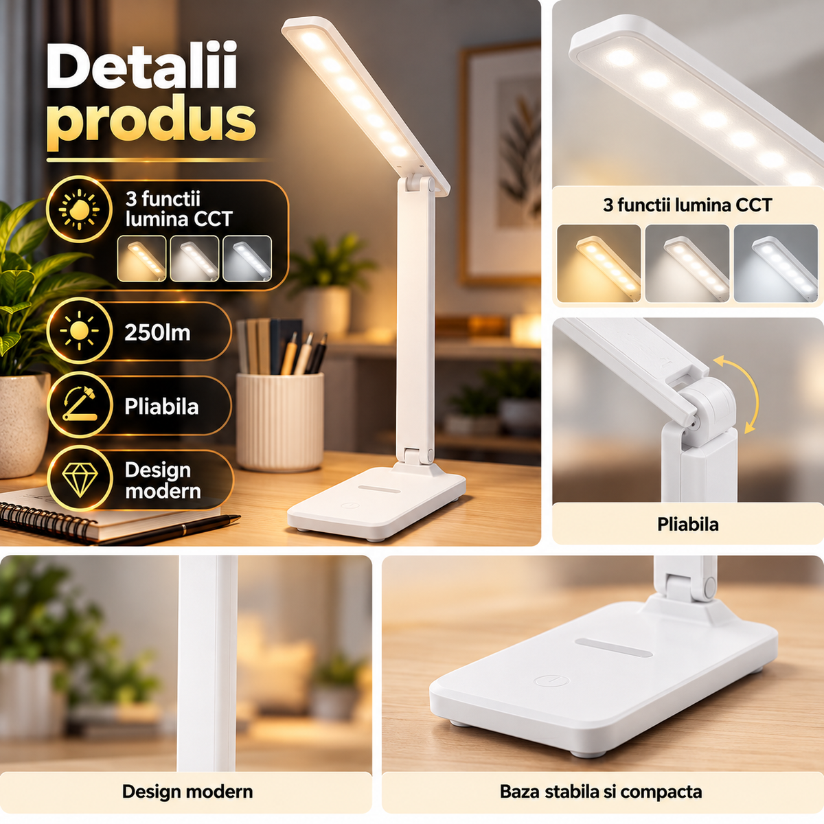 Lampa LED Birou ANNECY 5W White