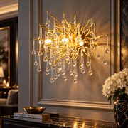 Aplica Perete Cristal Luxury Golden Tears