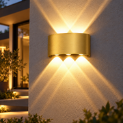Aplica LED 6W TRIO Exterior Gold