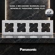 Rama 4 Mecanisme Marmura Alba Monobloc Panasonic Karre Plus