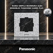 Rama Simpla Marmura Alba Monobloc Panasonic Karre Plus