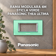 Rama Modulara 4M Sticla Verde Panasonic Thea Ultima