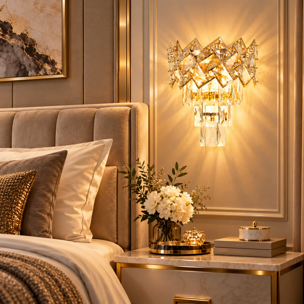 Aplica Perete Malli Gold Cristal