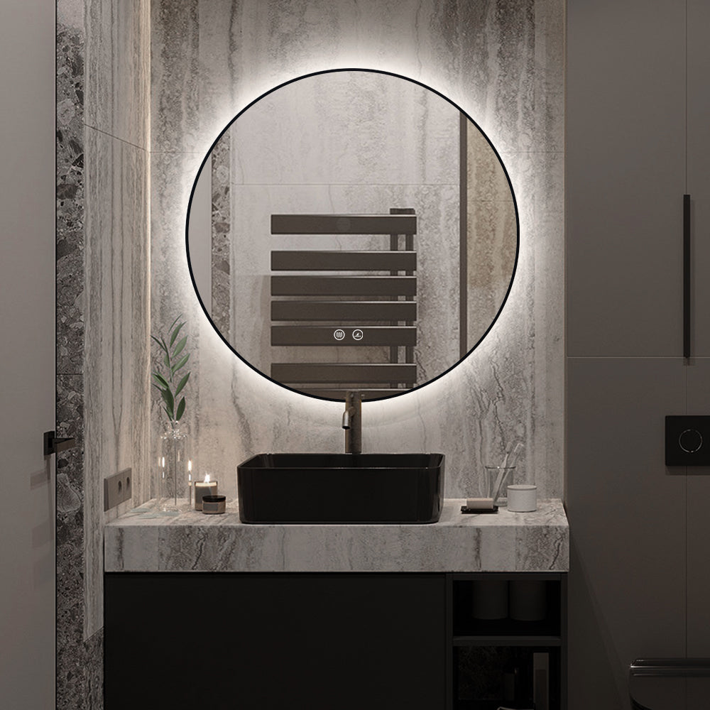 Oglinda LED Rotunda Ø60cm Functie Dezaburire si Touch