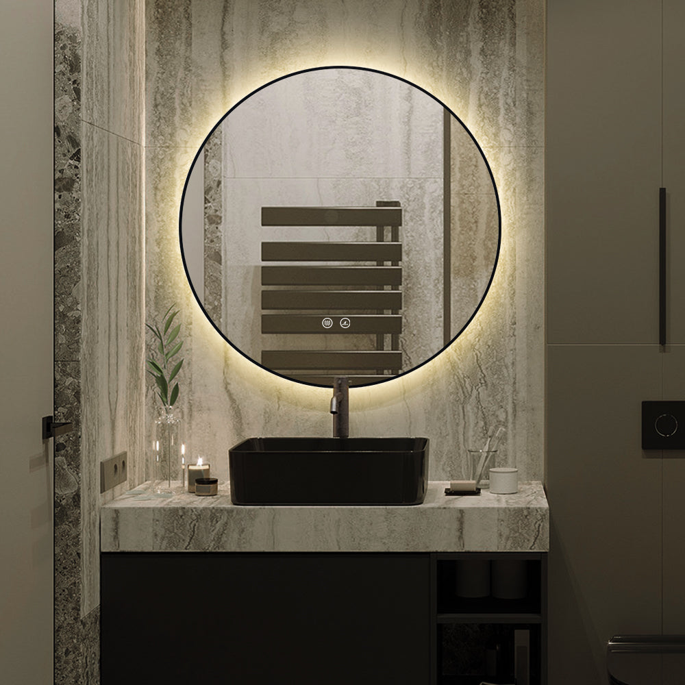 Oglinda LED Rotunda Ø60cm Functie Dezaburire si Touch