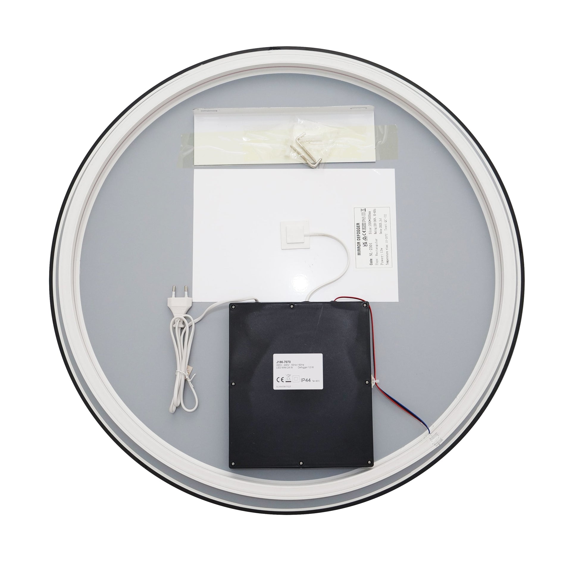 Oglinda LED Rotunda Ø70cm Functie Dezaburire si Touch