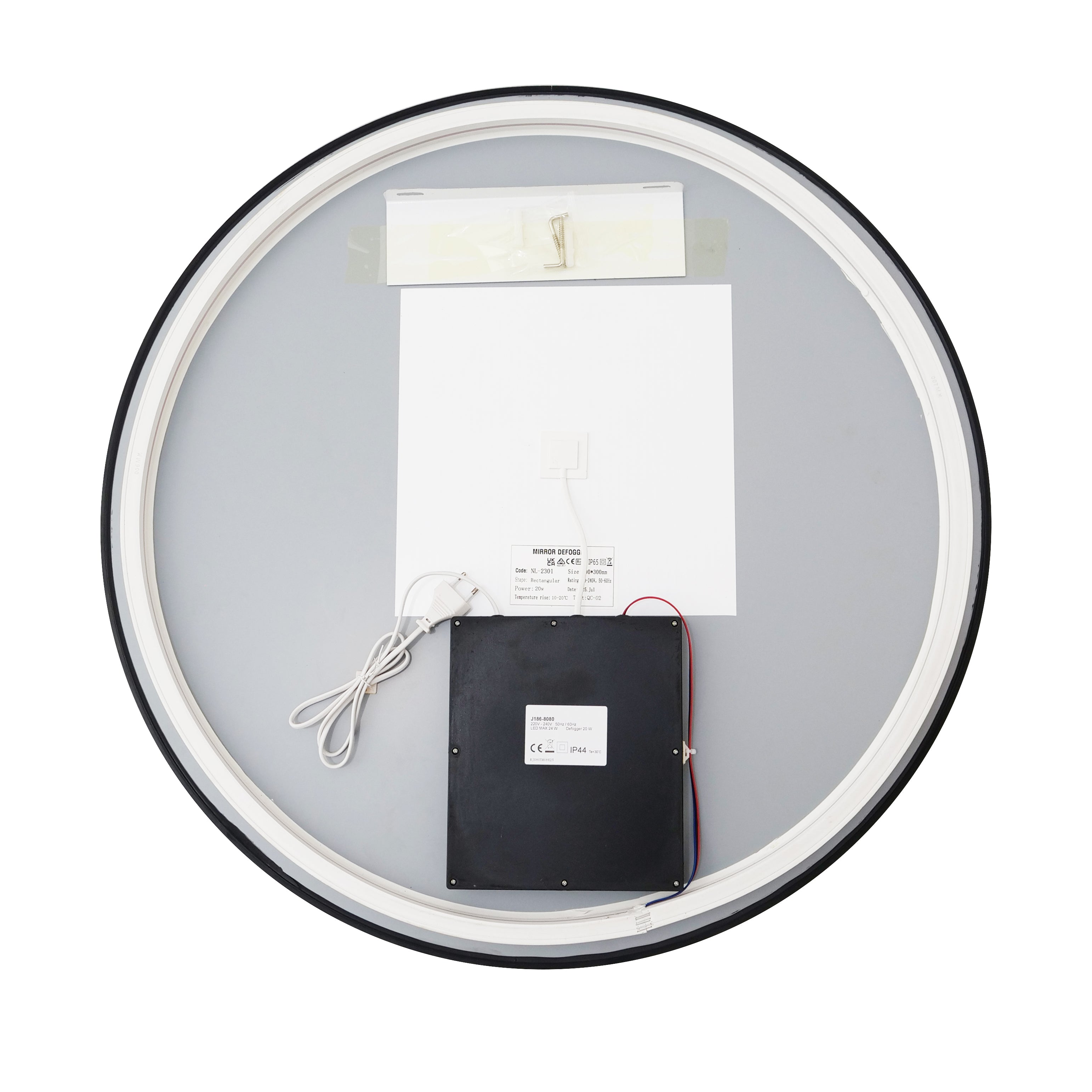 Oglinda LED Rotunda Ø80cm Functie Dezaburire si Touch