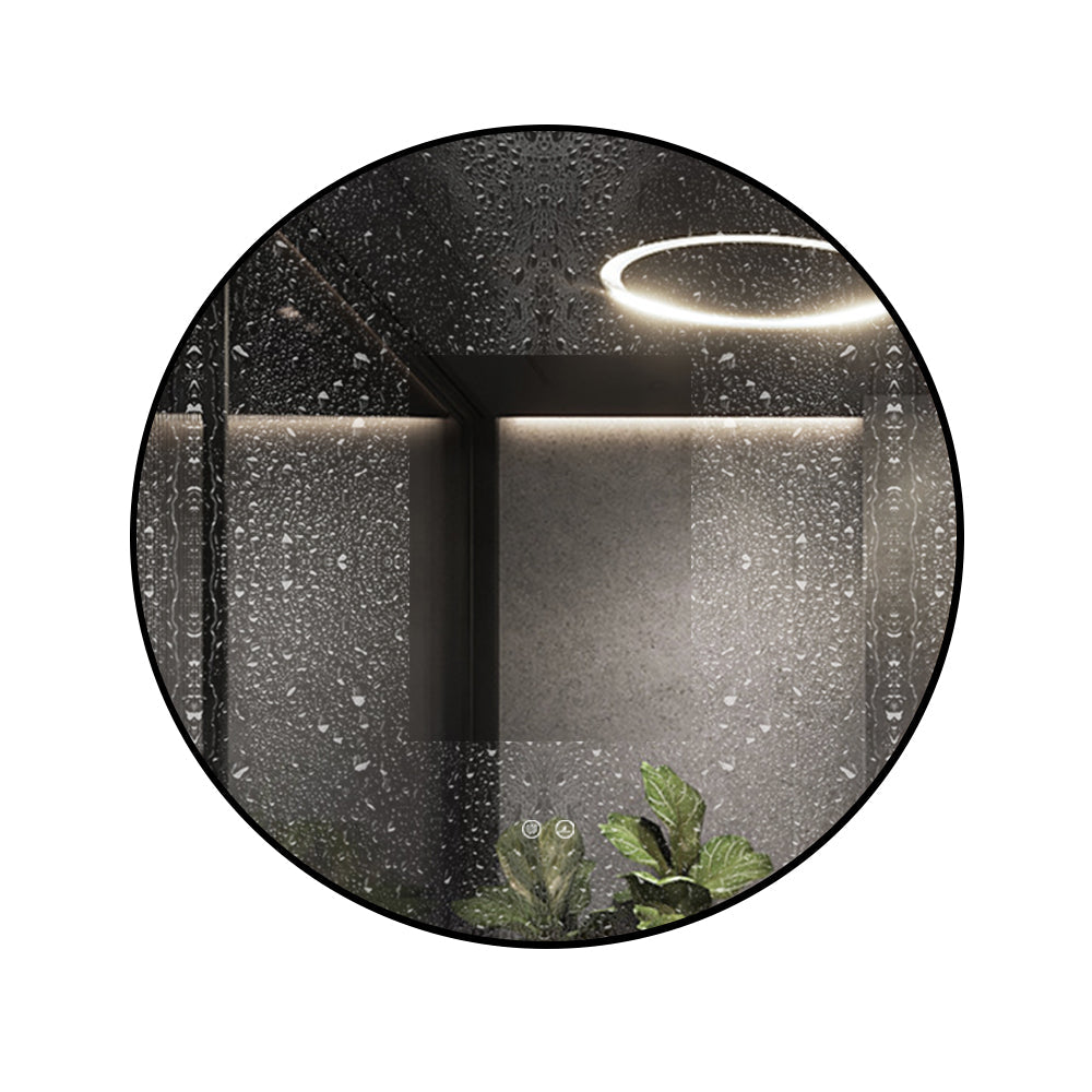 Oglinda LED Rotunda Ø80cm Functie Dezaburire si Touch