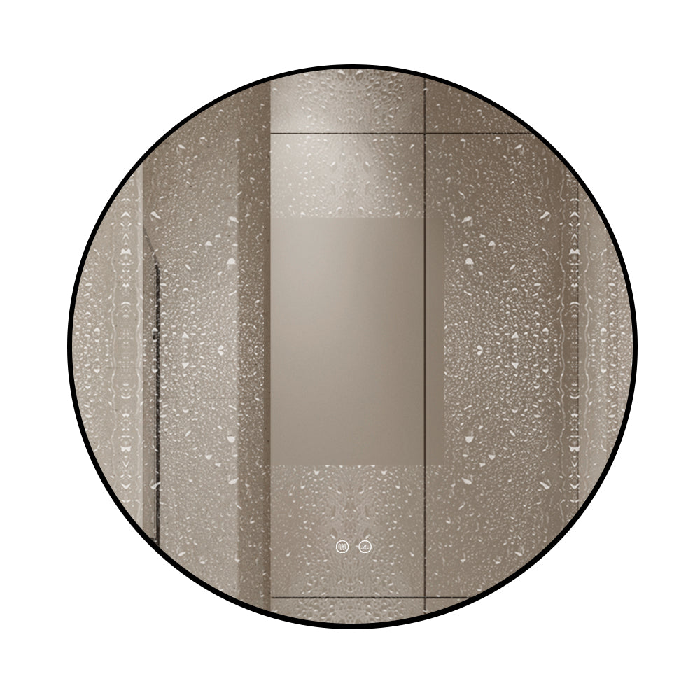 Oglinda LED Rotunda Ø90cm Functie Dezaburire si Touch