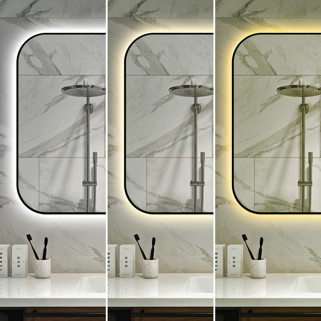 Oglinda LED Dreptunghiulara 100x70cm Functie Dezaburire si Touch