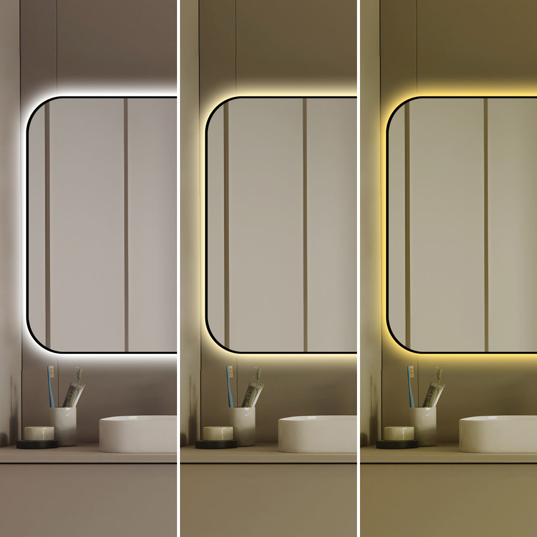 Oglinda LED Dreptunghiulara 110x70cm Functie Dezaburire si Touch