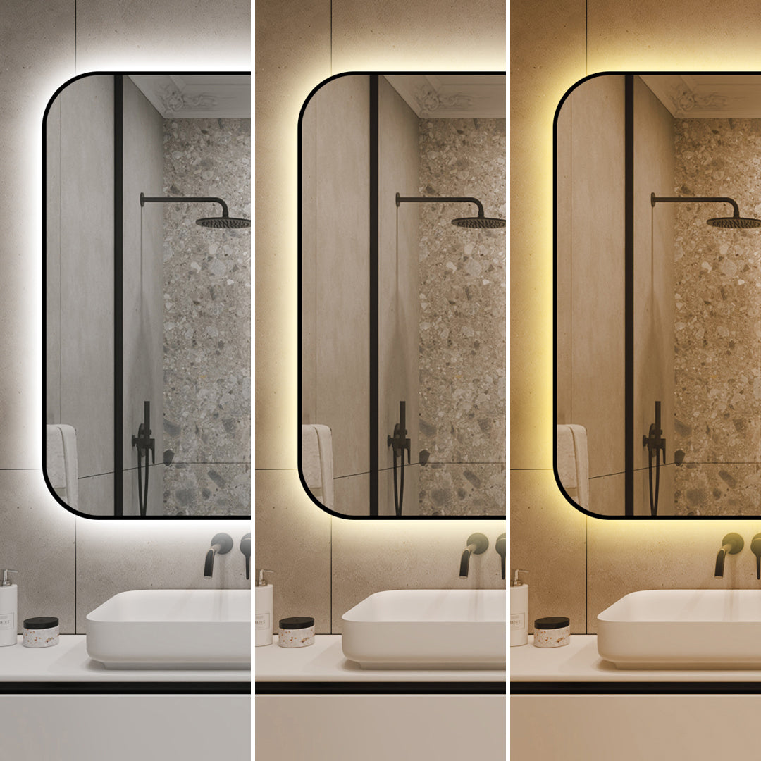 Oglinda LED Dreptunghiulara 130x80cm Functie Dezaburire si Touch