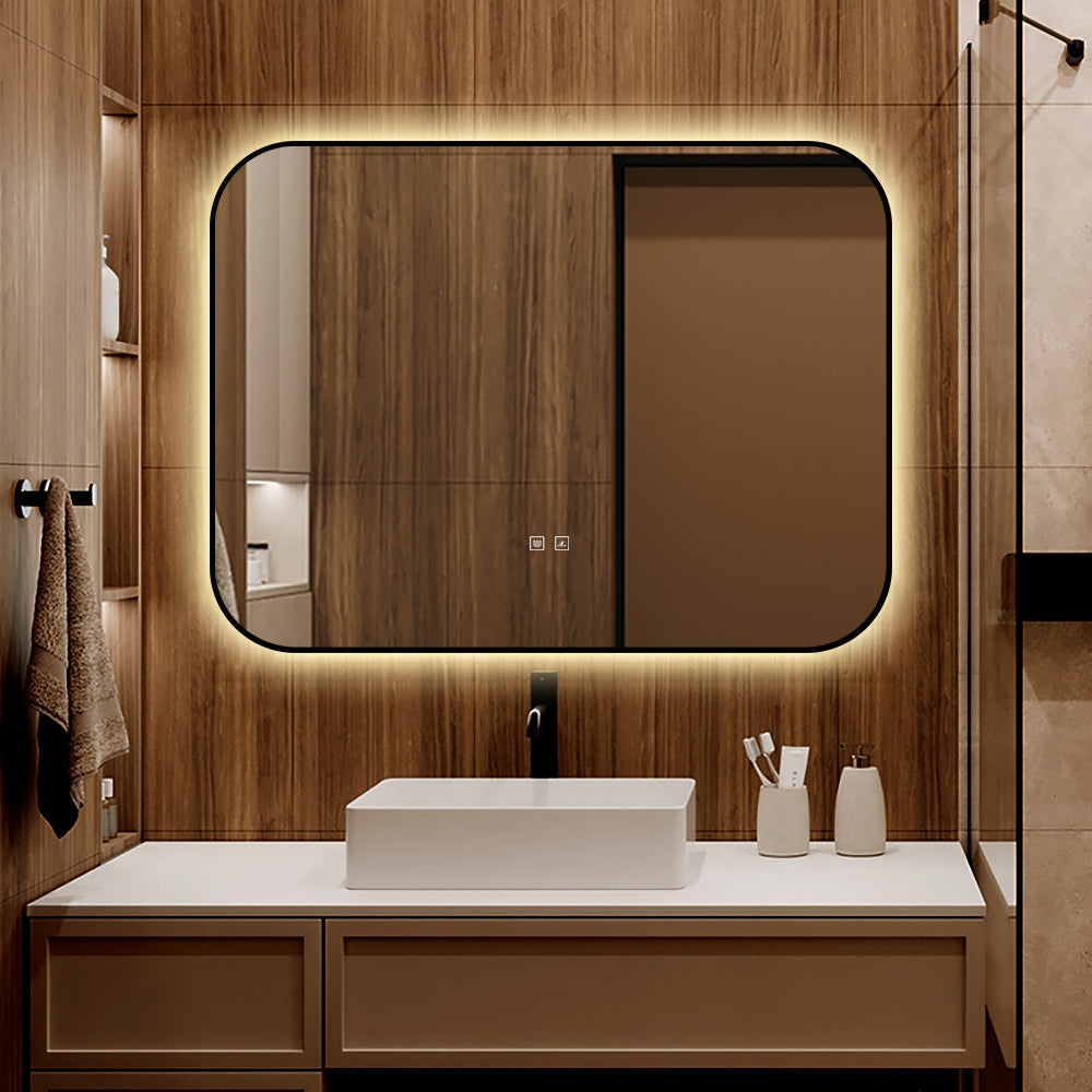 Oglinda LED Dreptunghiulara 80x60cm Functie Dezaburire si Touch