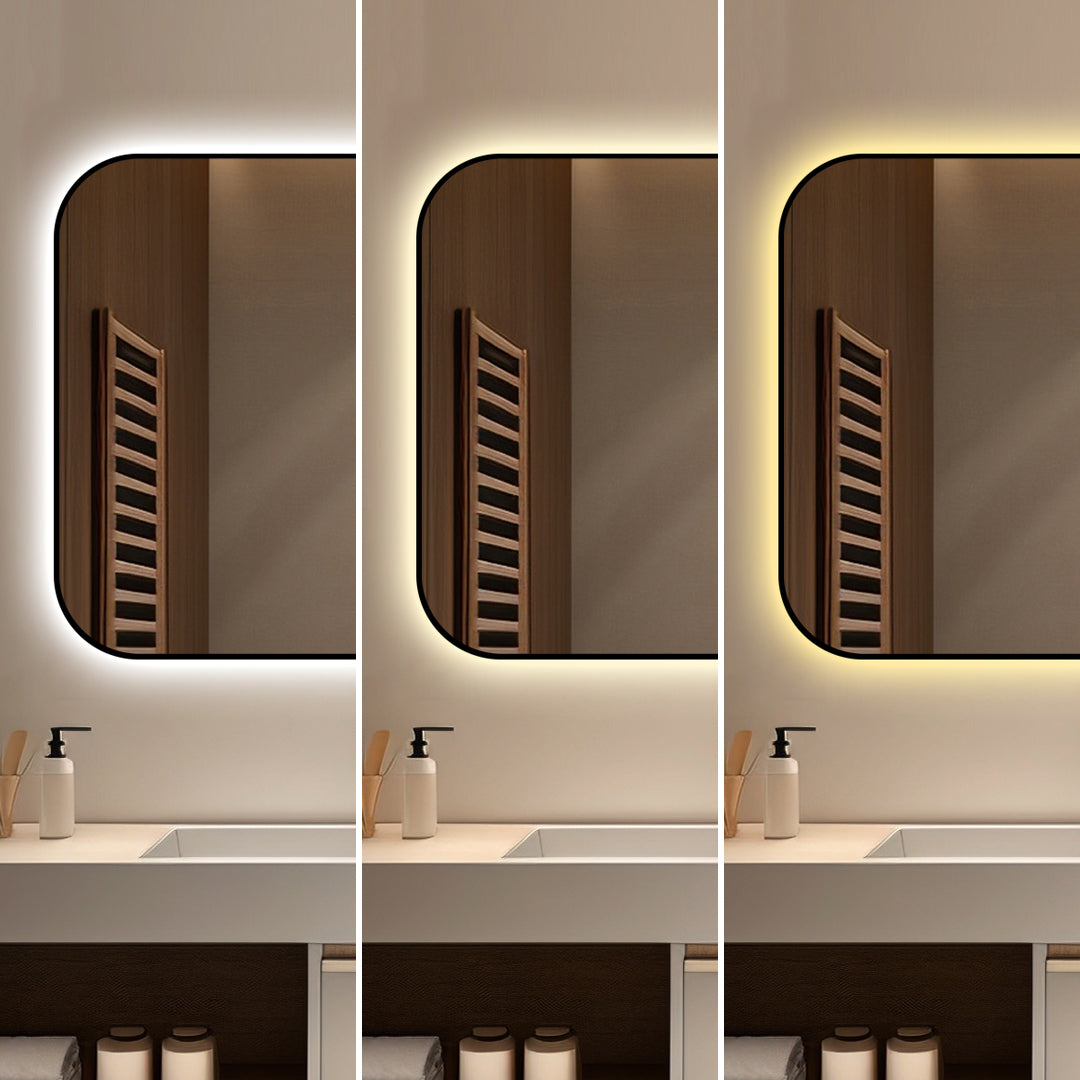 Oglinda LED Dreptunghiulara 90x65cm Functie Dezaburire si Touch