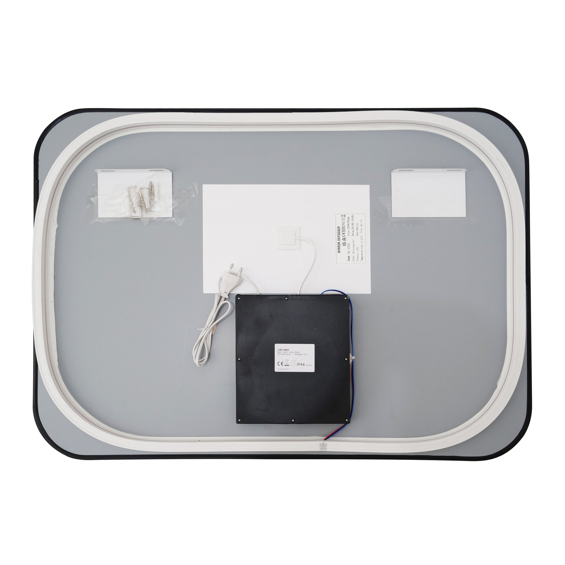 Oglinda LED Dreptunghiulara 90x65cm Functie Dezaburire si Touch