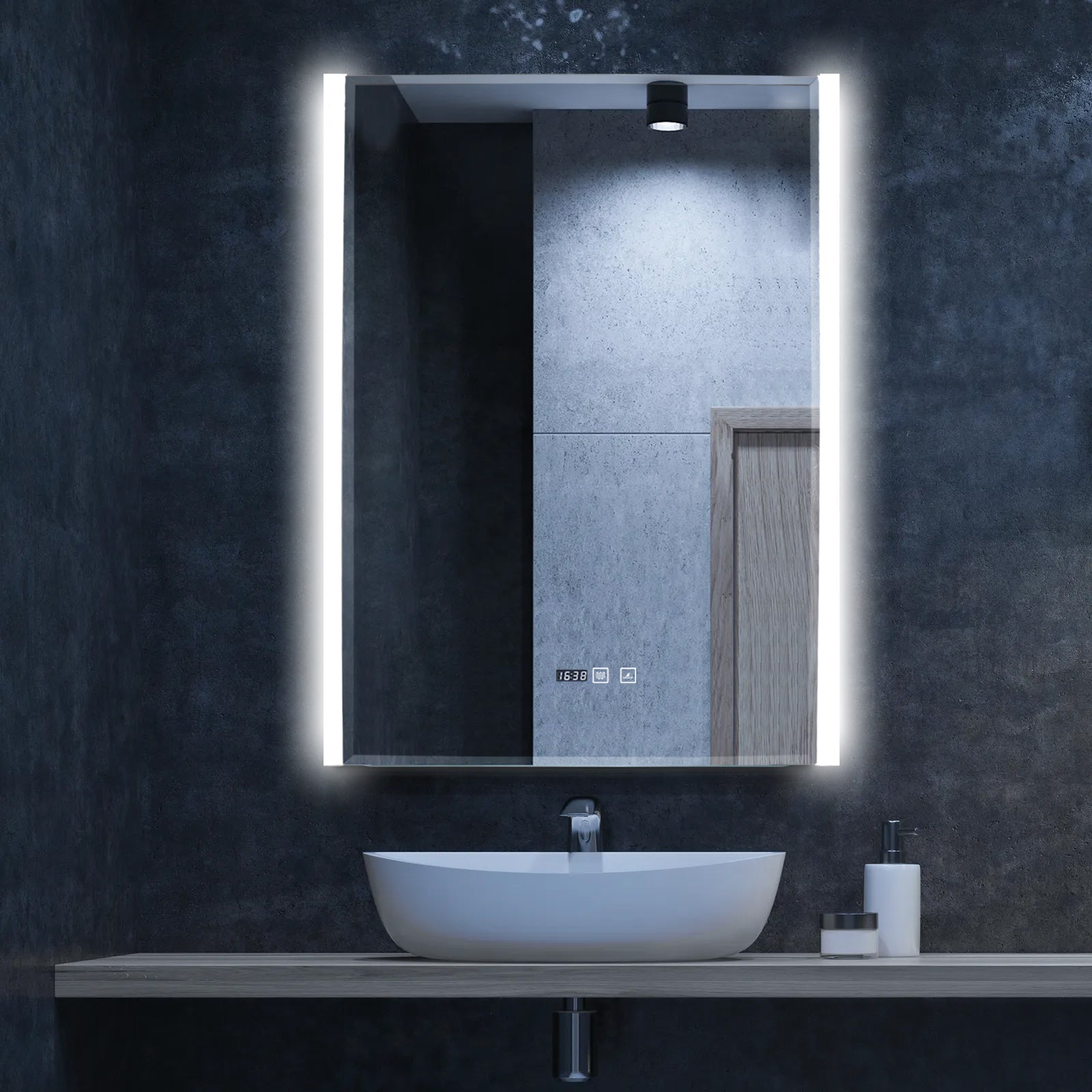 Oglinda LED Dreptunghiulara 60x80cm Functie Dezaburire si Touch