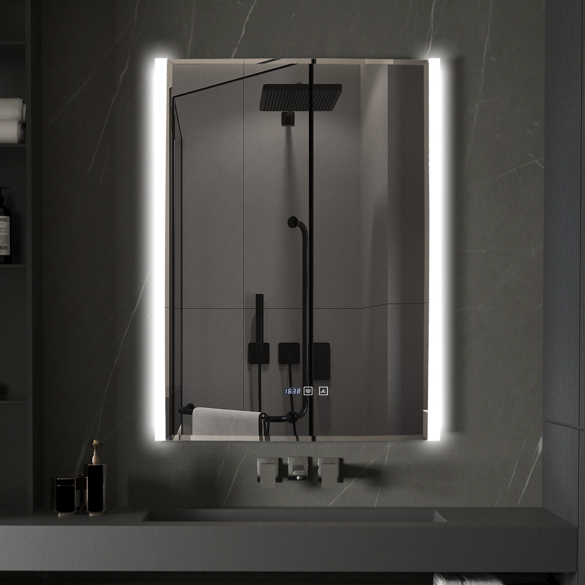 Oglinda LED Dreptunghiulara 60x80cm Functie Dezaburire si Touch