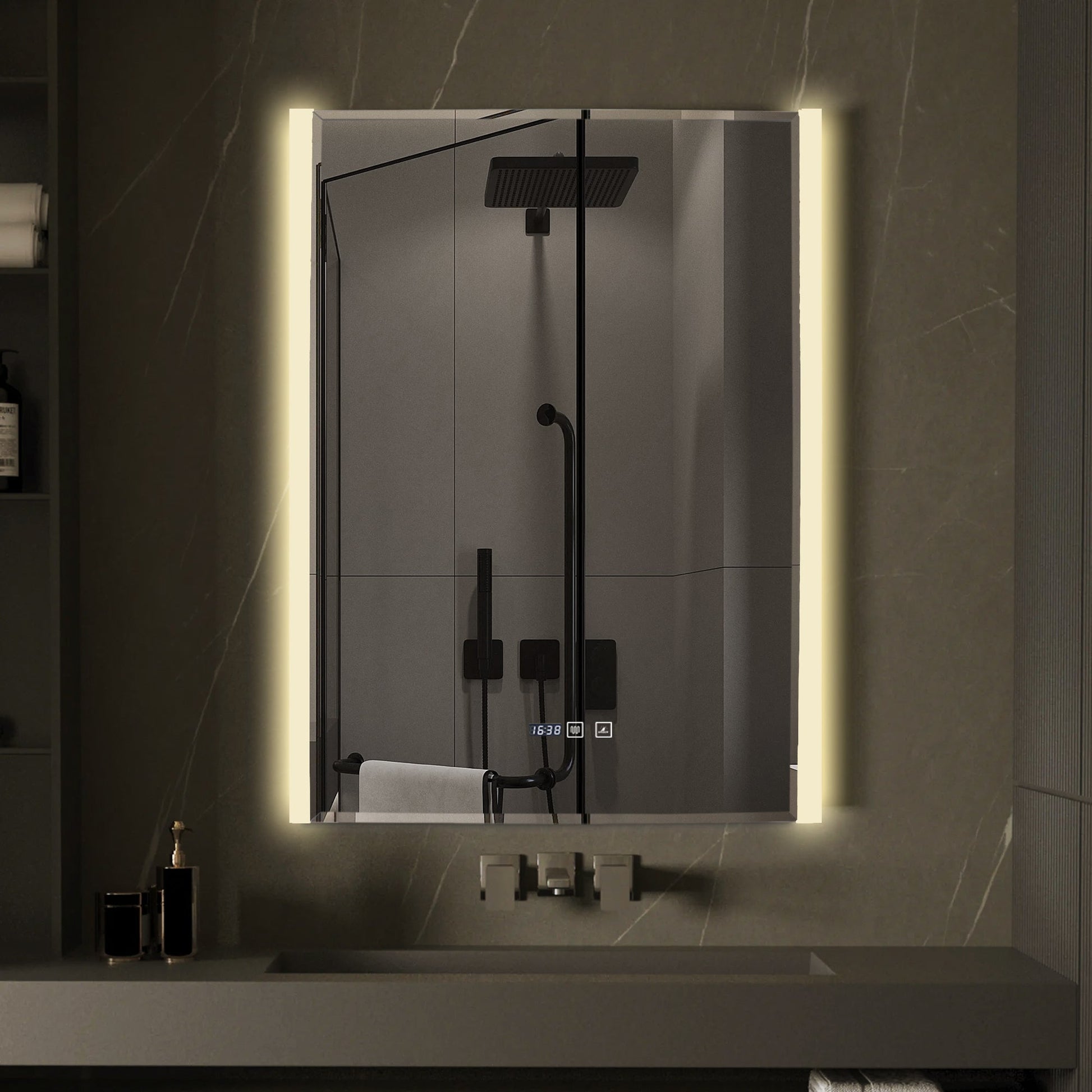 Oglinda LED Dreptunghiulara 60x80cm Functie Dezaburire si Touch