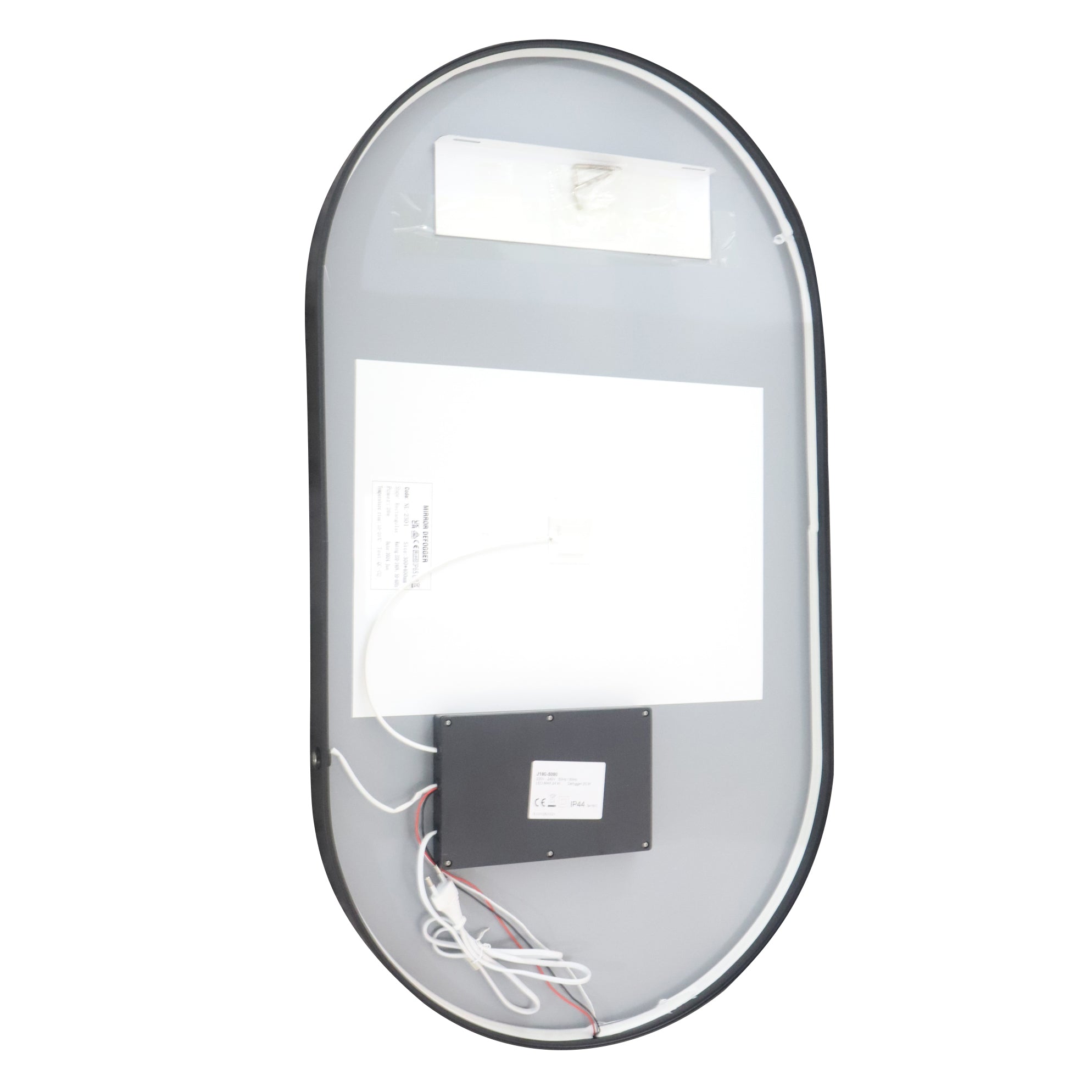 Oglinda LED Ovala Functie Dezaburire Touch si 3 Lumini 50x90cm