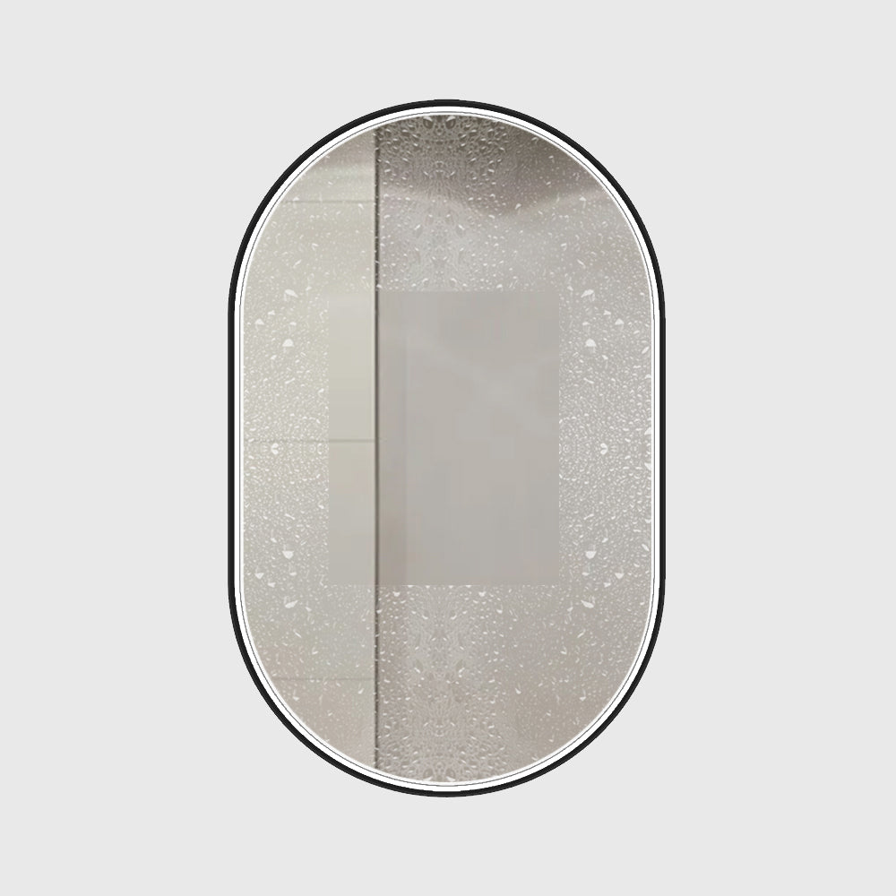 Oglinda LED Ovala Functie Dezaburire Touch si 3 Lumini 50x90cm