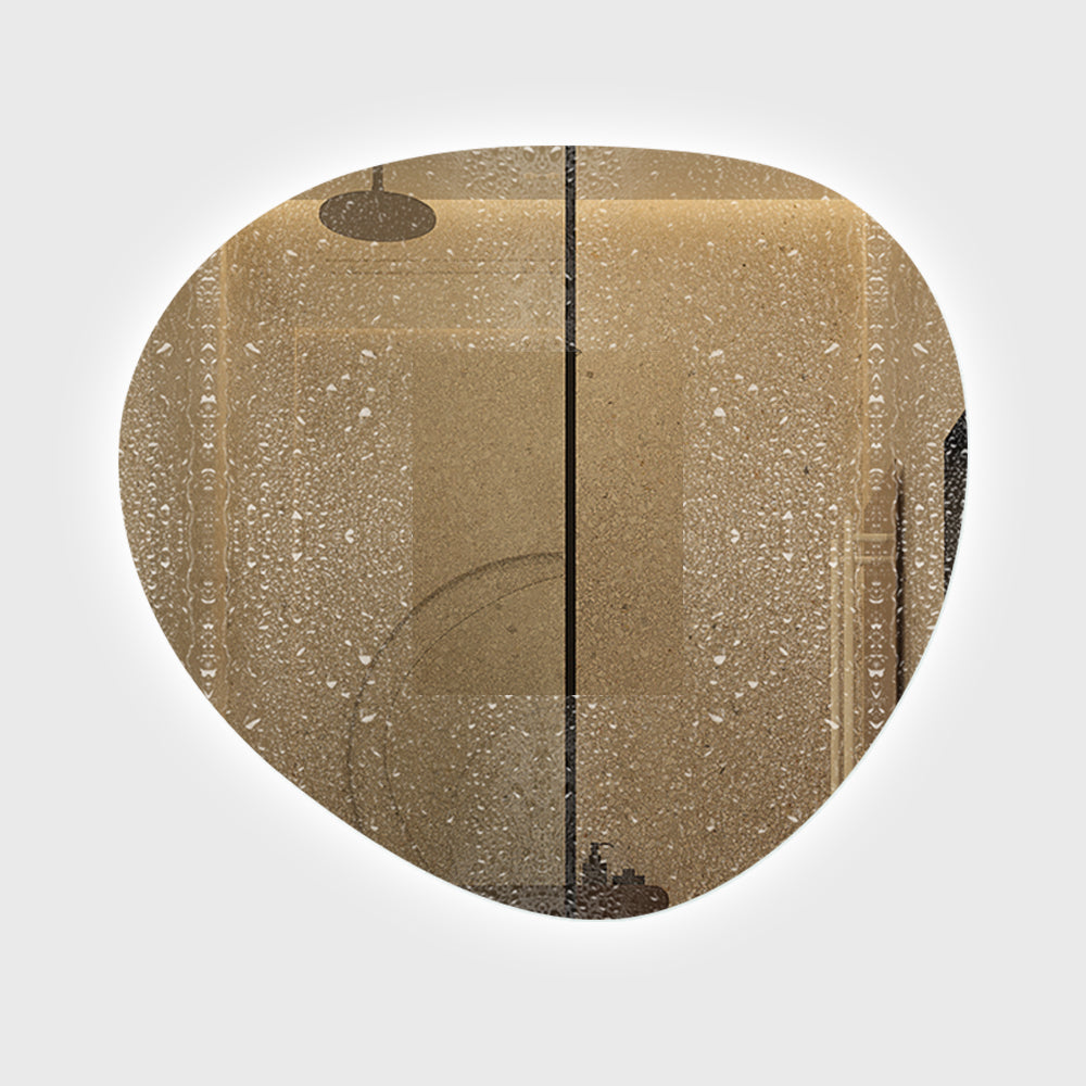 Oglinda LED Functie Dezaburire Touch si 3 Lumini 80x73cm LED MIRROR