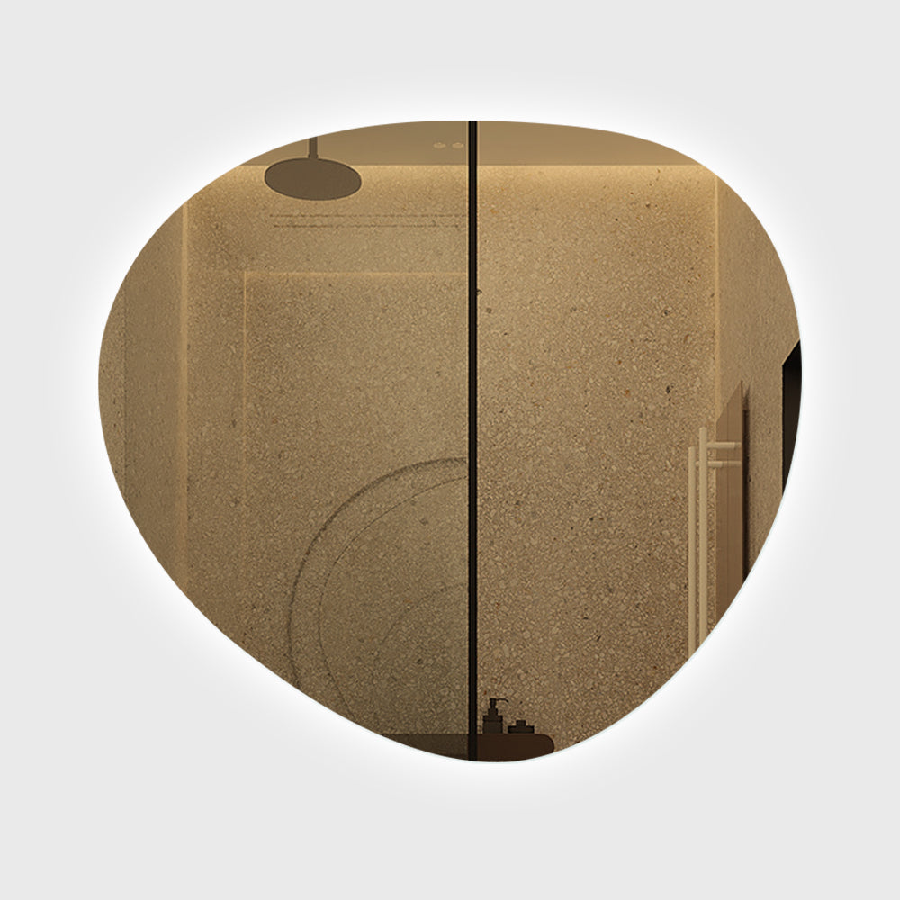 Oglinda LED Functie Dezaburire Touch si 3 Lumini 80x73cm LED MIRROR