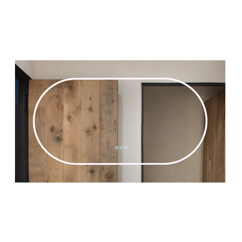 Oglinda LED Dreptunghiulara 120x70cm Functie Dezaburire si Touch