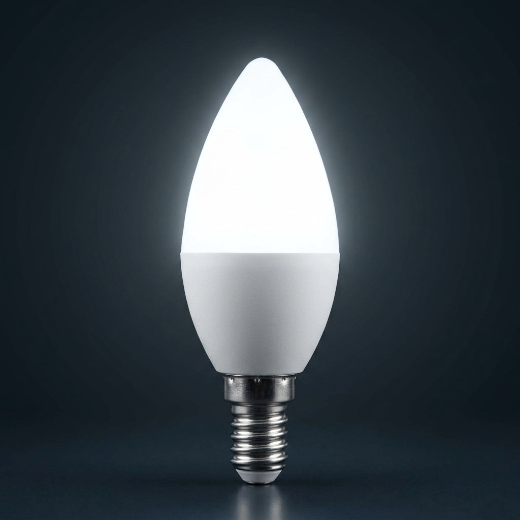 Bec LED E14 5W Lumanare Mat, 425lm, Echivalent 40W Alb Rece