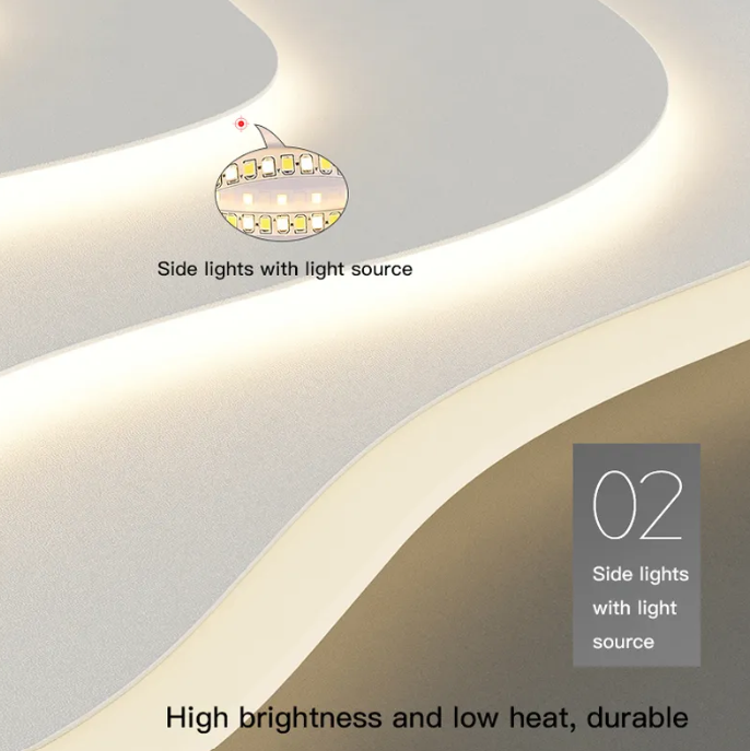 Lustra LED 90W Nordic Shadow Lights