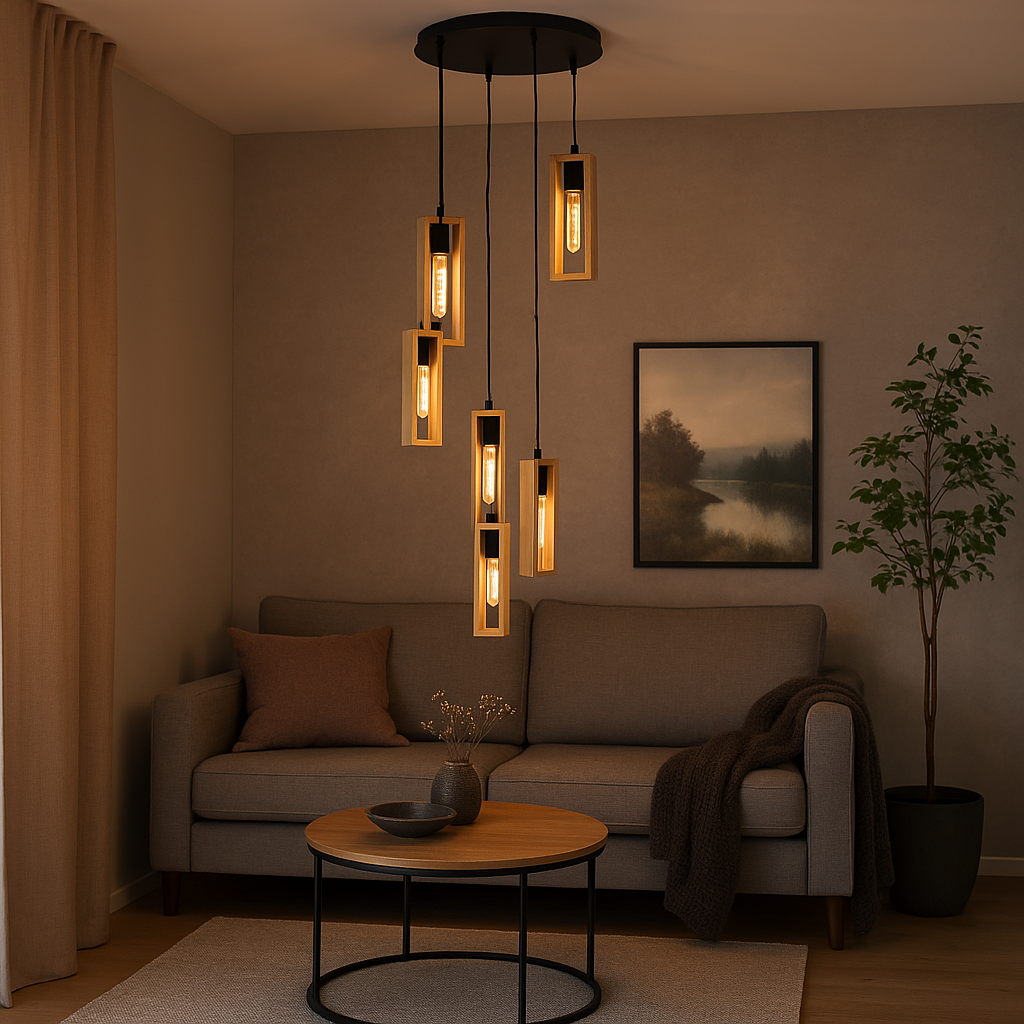 Lustra Retro 6xE27 LITTLETON 44054