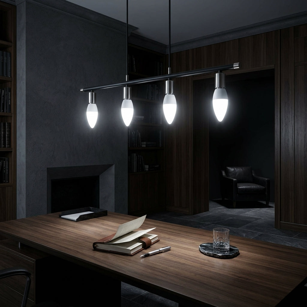 Bec LED Lumanare Mat E27 Alb Rece 5W Echivalent 25W
