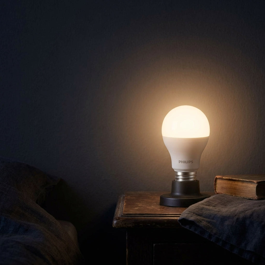 Bec LED A60 Mat Philips E27 Lumina Calda 6W Echivalent 40W