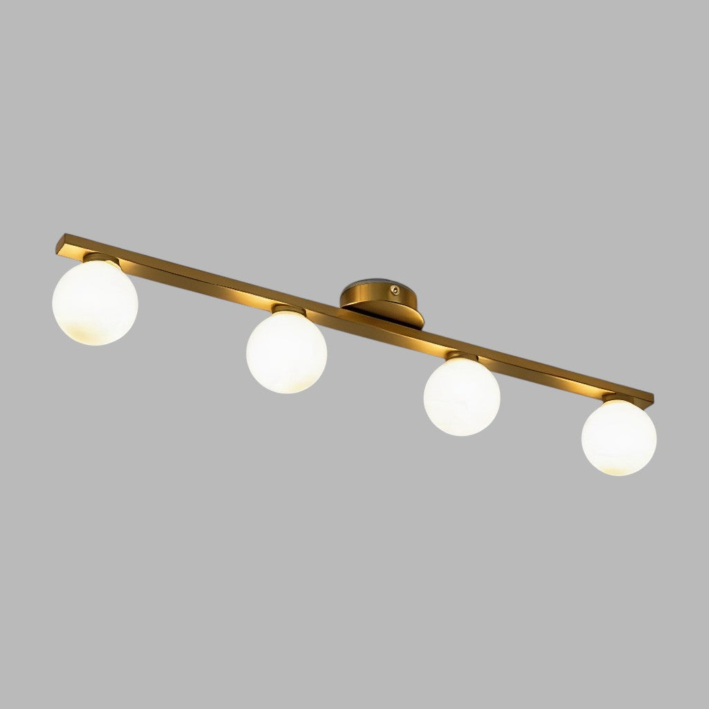Lustra Abajur MAT LEEDS Nordic 68CM GOLD 4xG9