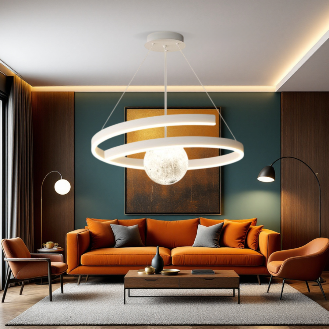 Lustra LED Suspendata INFINITY SPHERE Alba Echivalent 500W ALBA Lighting Fixtures