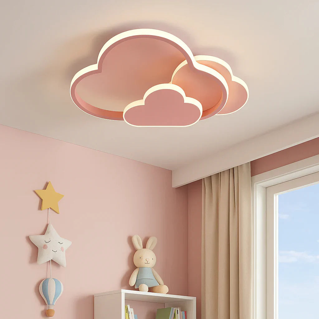 Lustra LED 86W NORISOR Pink Telecomanda Echivalent 400W