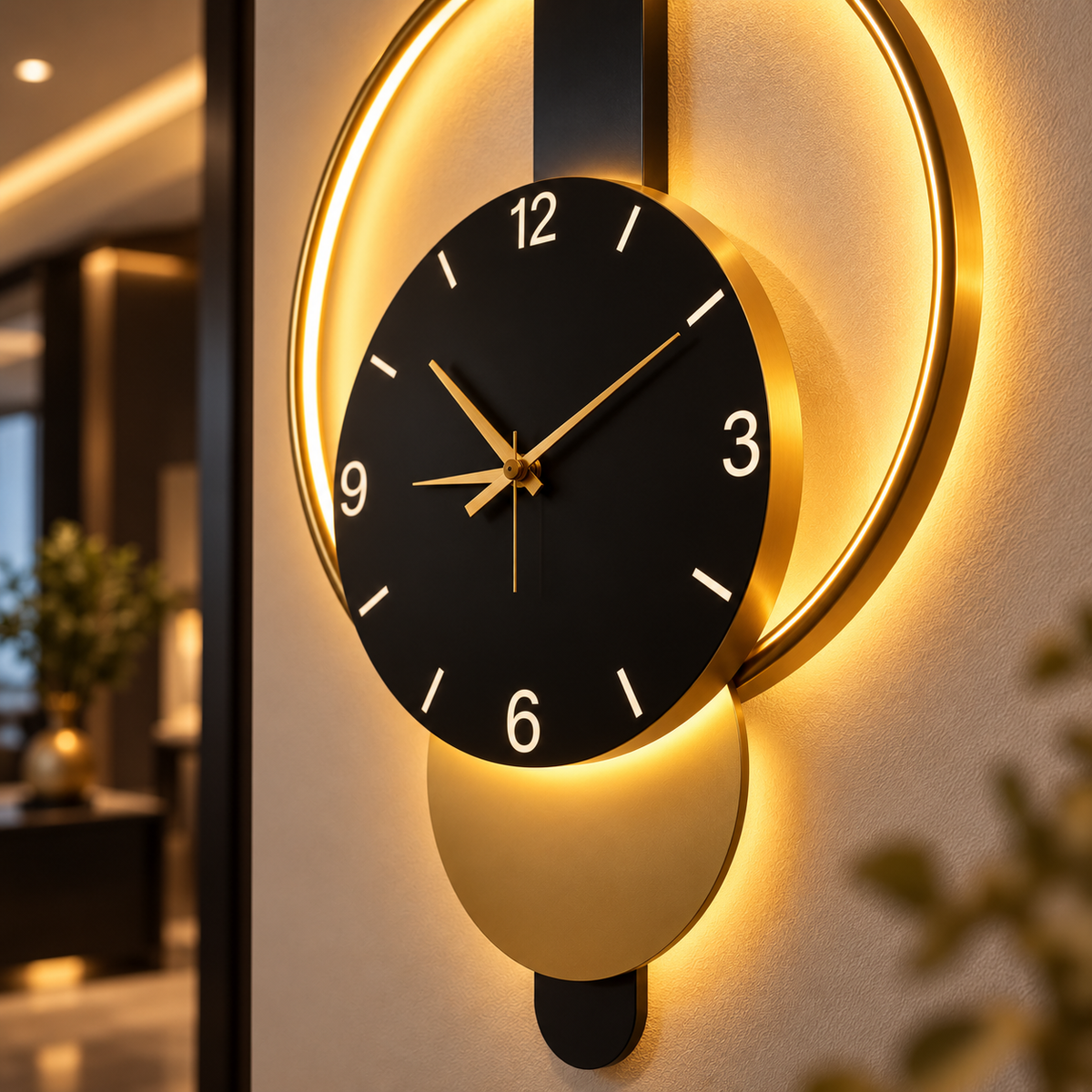 Aplica LED cu Ceas 18W ORION GOLD 30cm CCT