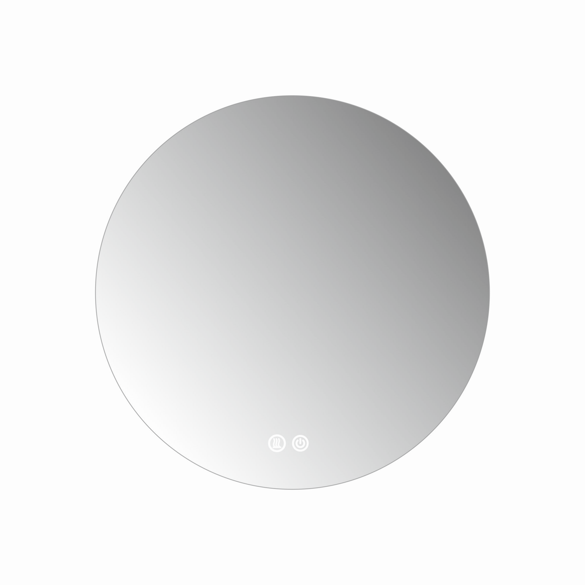 Oglinda Led Rotunda 60Cm 3 Lumini Dezaburire Si Touch Od006 Mirror