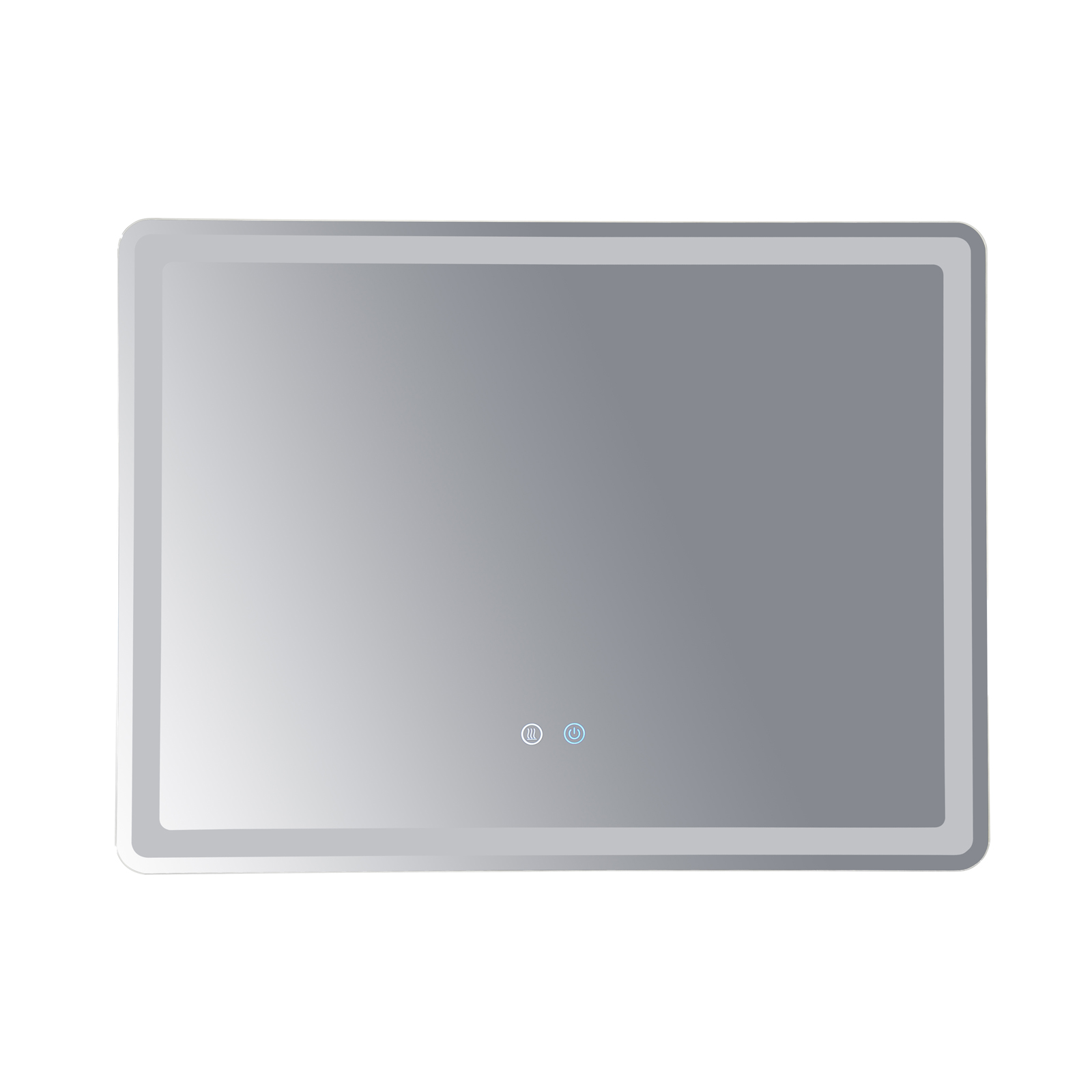 Oglinda Led 80X60Cm 3 Lumini Dezaburire Si Touch Od037Y Mirror