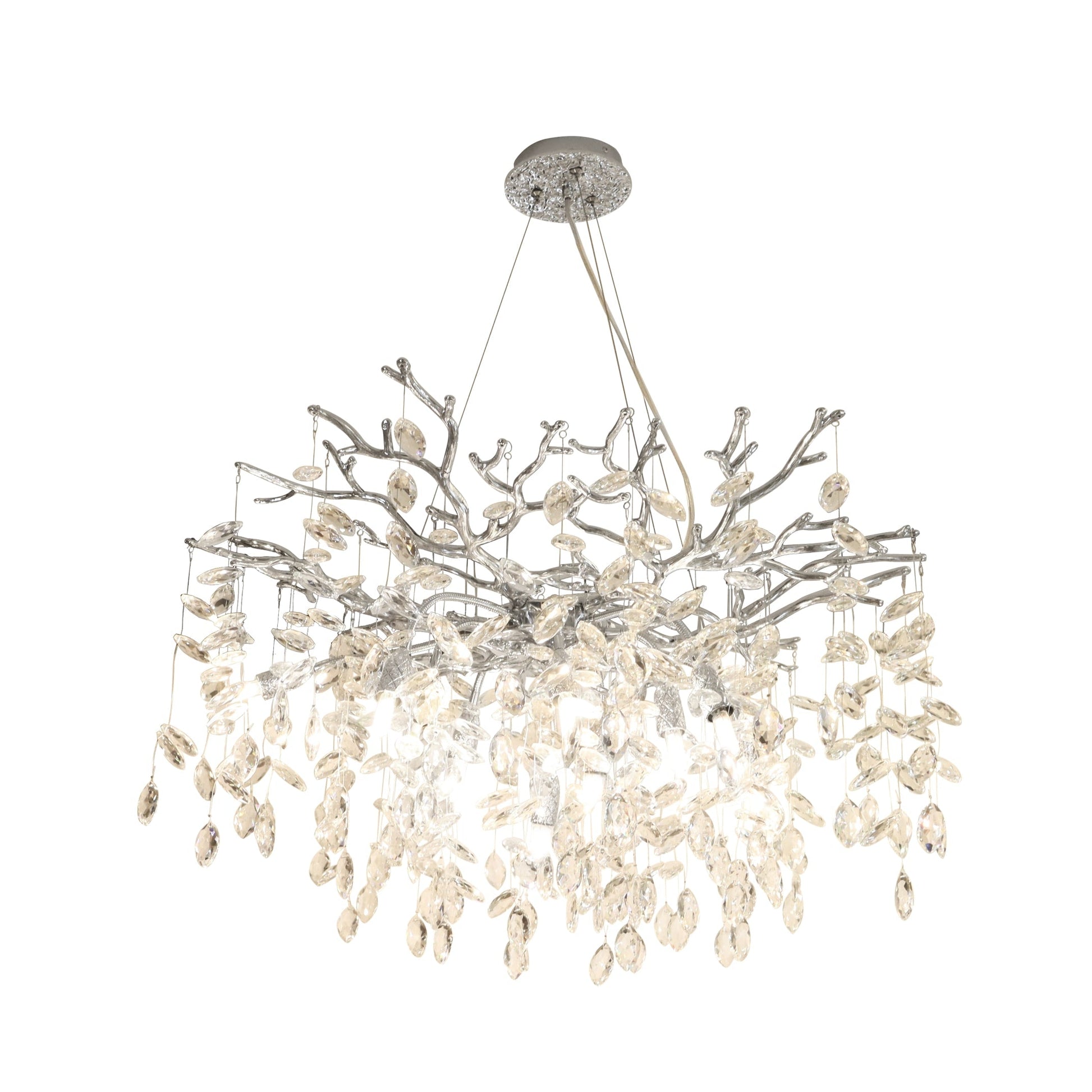 Candelabru Cristal LUXURY Silver CINDY 80cm