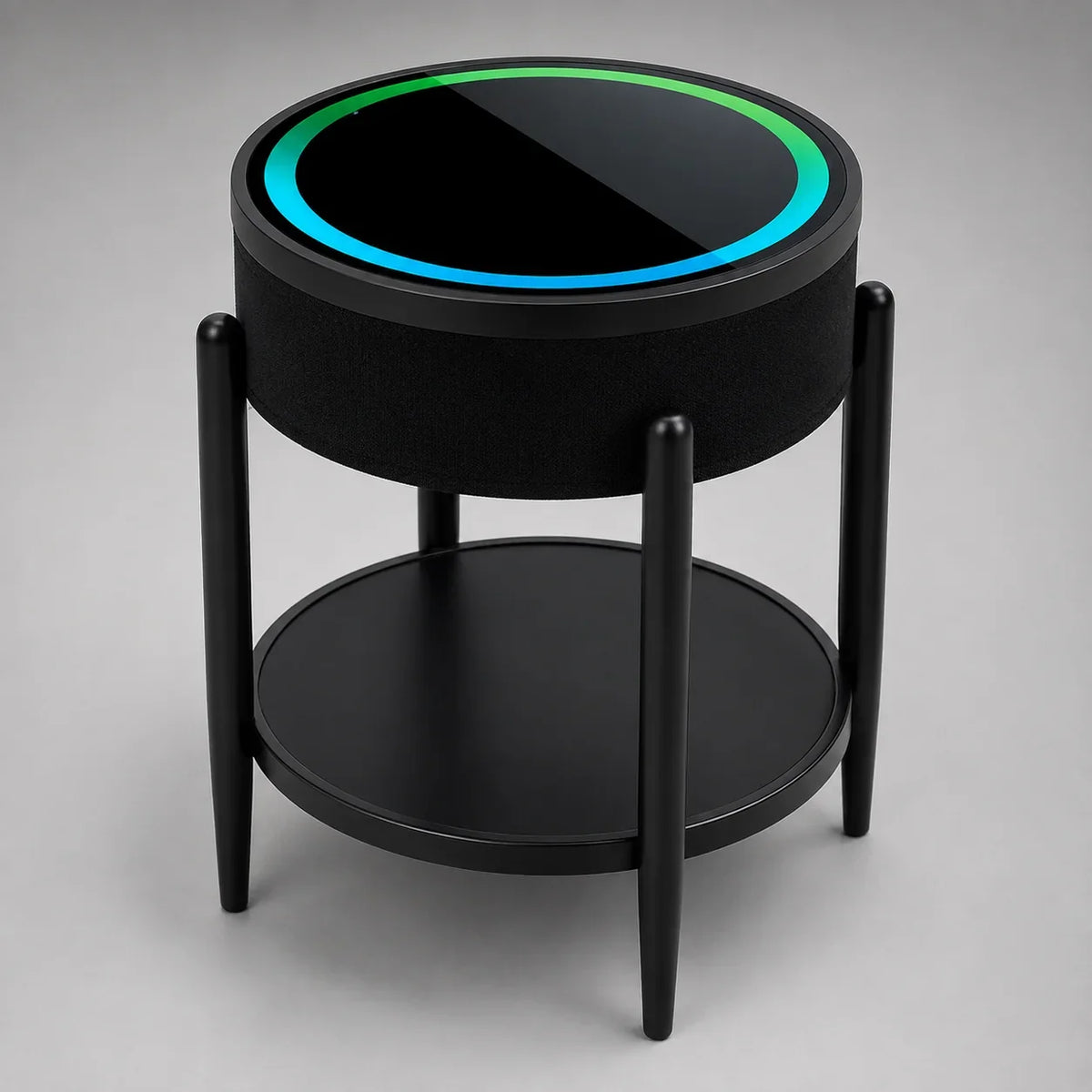 Masuta LED RGB SMART PREMIUM Incarcare Wireless | Boxa Bluetooth | USB | TWS | Control Touch